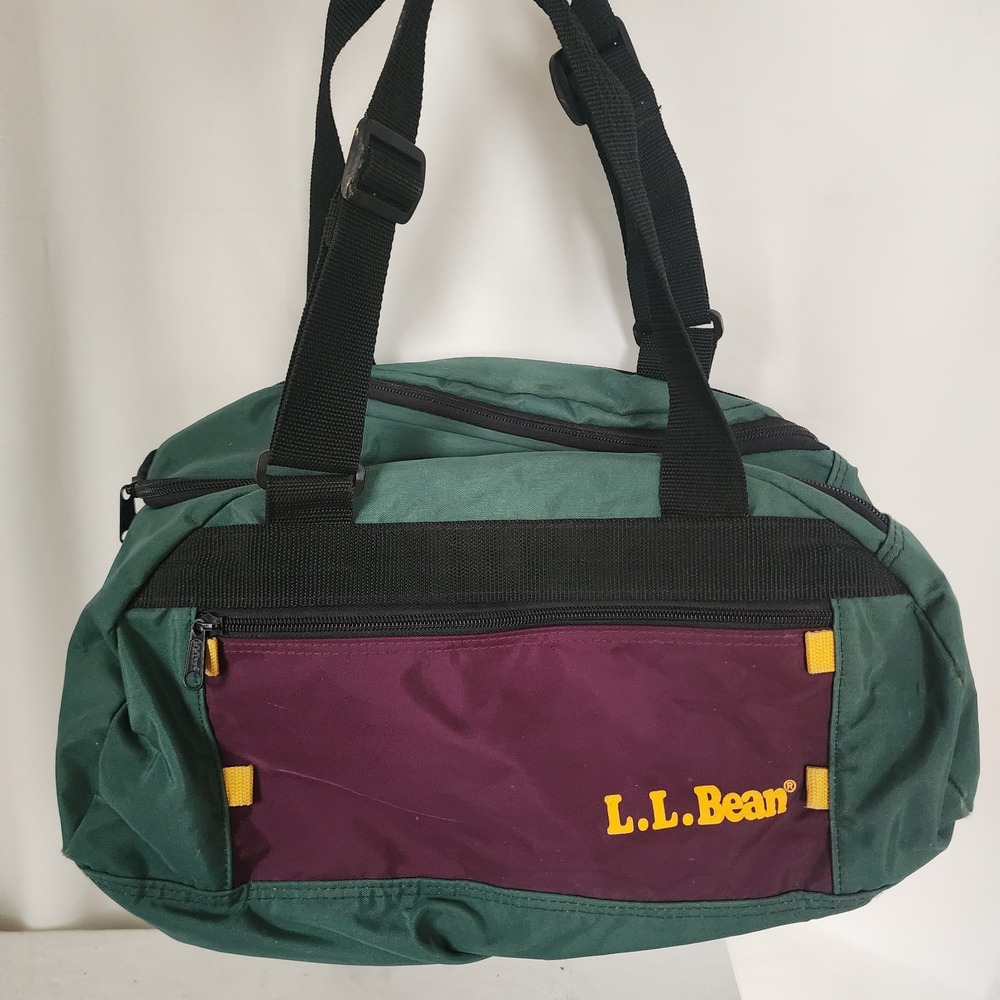 Vintage LL Bean Duffle Bag Gym Bag Weekender